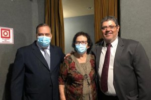05 11 2021 - Recebendo o título de Cidadão Honorário de Itaúna, com vereador Da Lua