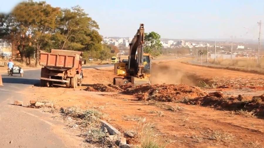 Começaram as obras de duplicação na MG-188, em Unaí