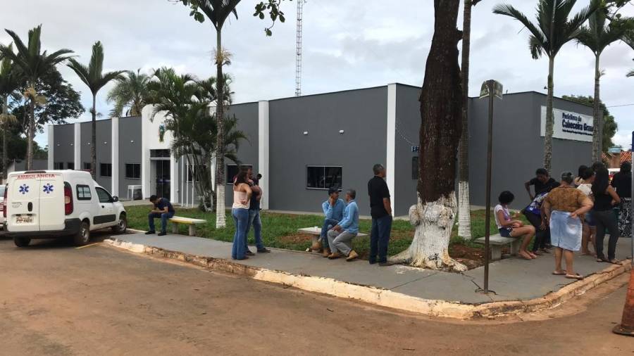 Prédio reformado da prefeitura de Cabeceira Grande 