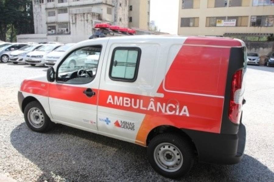 Ambulância em ação