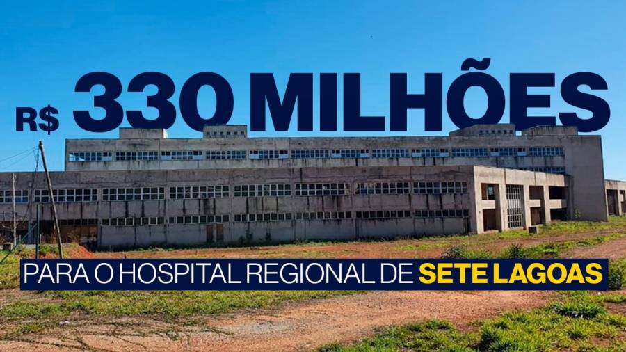 Acordo da Vale garante mais de R$ 300 milhões para conclusão do Hospital Regional de Sete Lagoas